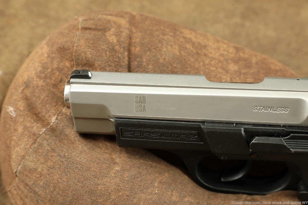 Sarsilmaz Defense B6C 9mm 3.75” Stainless Compact Semi-Auto Pistol-img-21