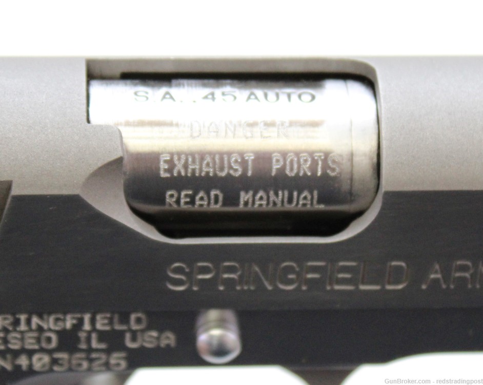 Springfield V-16 Long Slide 1911 6" Barrel 45 Super ACP SS Pistol w/ Box -img-7