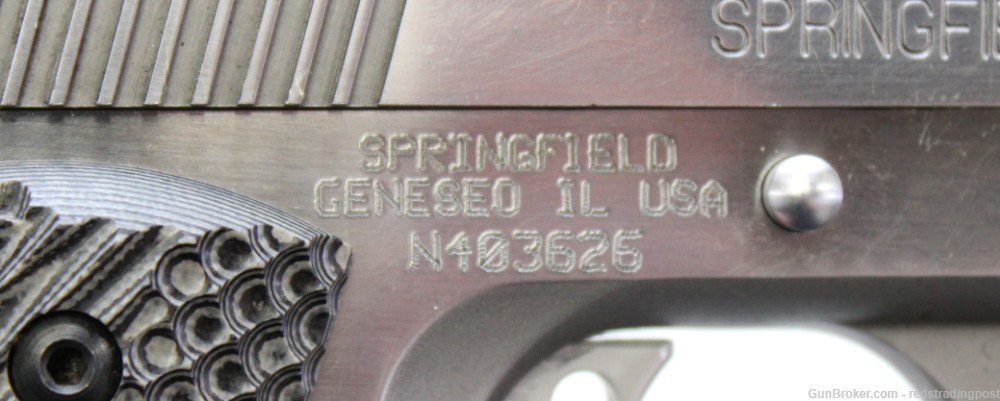 Springfield V-16 Long Slide 1911 6" Barrel 45 Super ACP SS Pistol w/ Box -img-5
