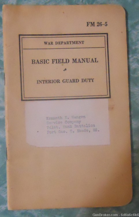 BASIC FIELD MANUAL - 1940-img-0