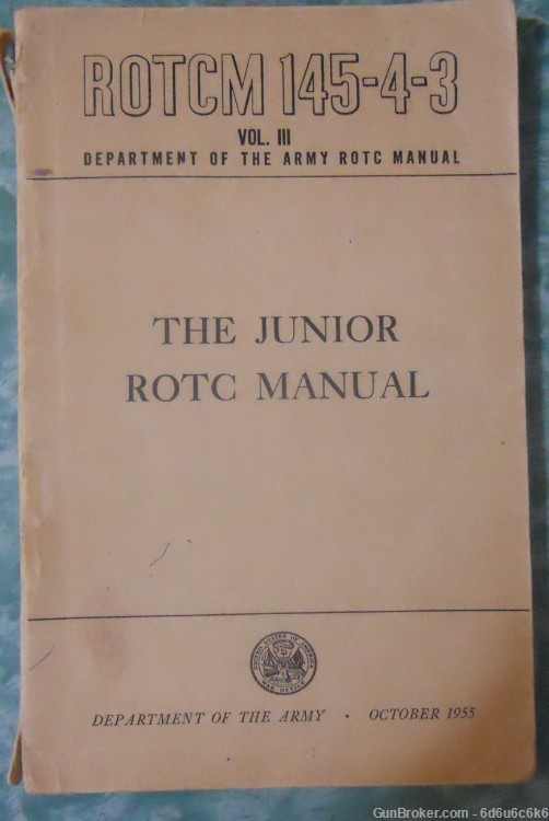 JUNIOR ROTC MANUAL - 1955-img-0
