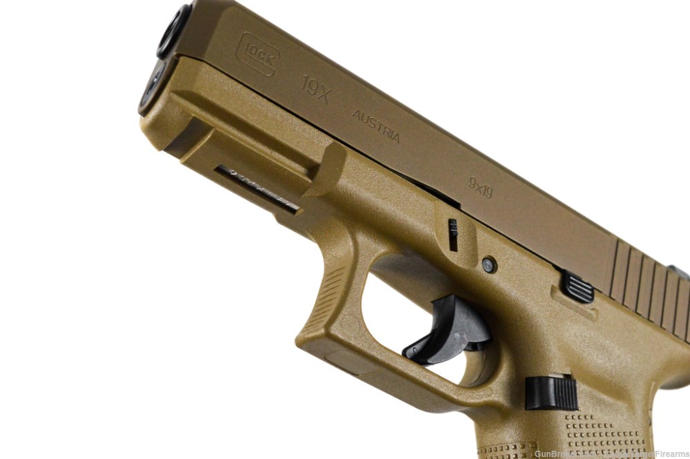 Glock G19X 9mm Glock Night Sights FDE Tan Coyote 19+1 764503026911-img-13
