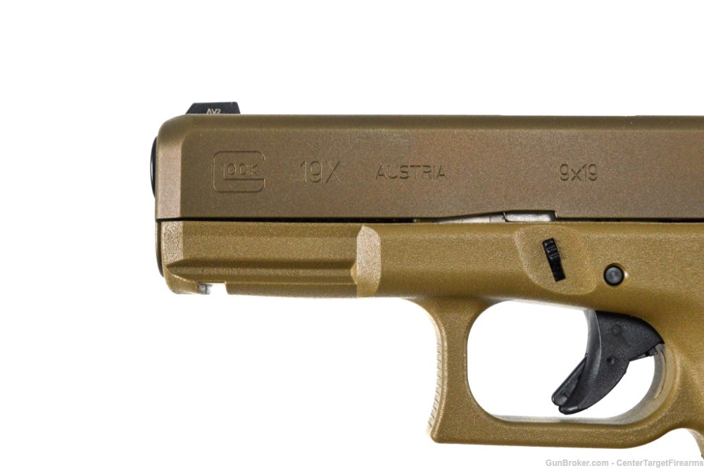 Glock G19X 9mm Glock Night Sights FDE Tan Coyote 19+1 764503026911-img-9
