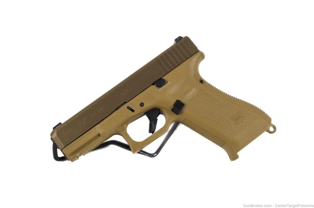 Glock G19X 9mm Glock Night Sights FDE Tan Coyote 19+1 764503026911-img-2
