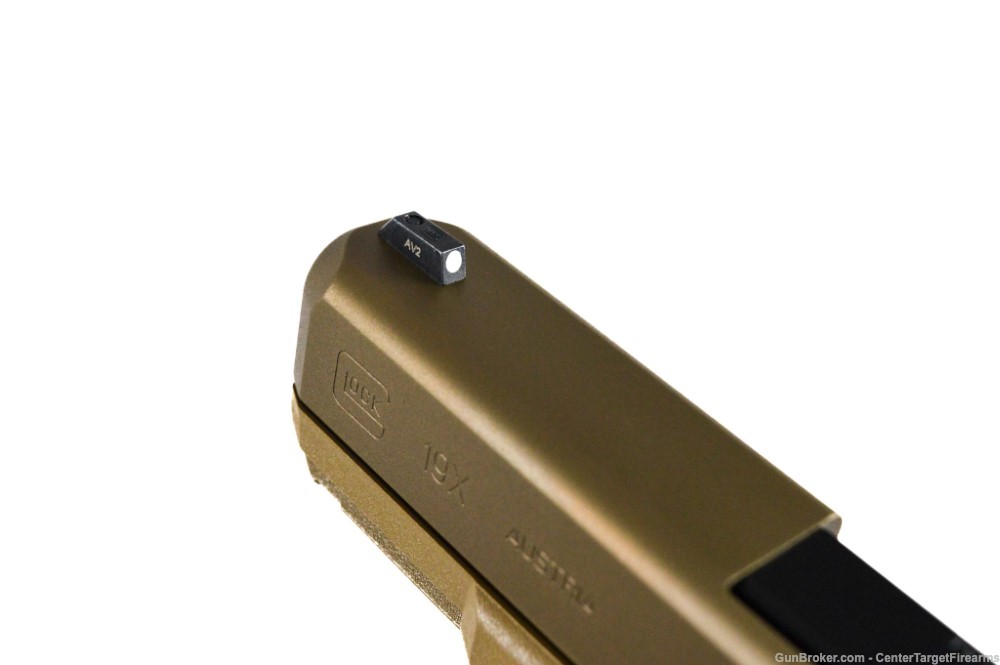 Glock G19X 9mm Glock Night Sights FDE Tan Coyote 19+1 764503026911-img-10