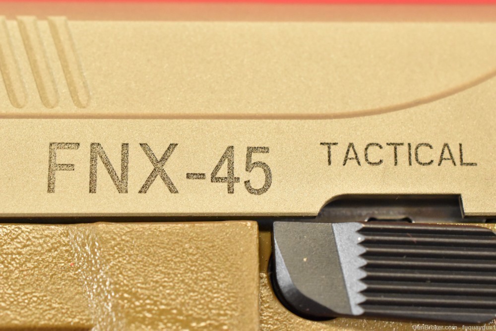 FN FNX-45 Tactical 45 ACP 10rd 5.3" Threaded Barrel FDE FNX-45 Night Sights-img-7
