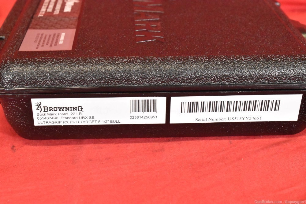 Browning Buck Mark Standard URX 22LR 5.5" CA Legal 051407490 Buckmark-img-9