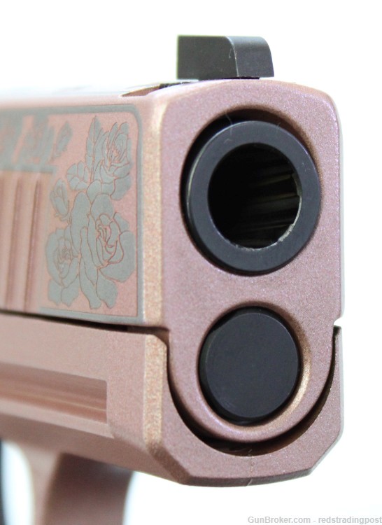 Sig Sauer P365 Rose Gold & Roses 3.1" Barrel 9mm Compact Pistol 572762GR-img-18