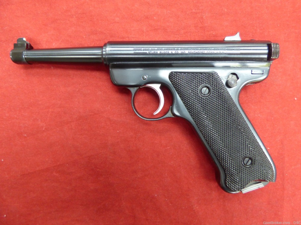 Ruger Standard Pistol Pre-Mark I 4.75" Blued 1981 - .22LR MKI Silver Eagle-img-1