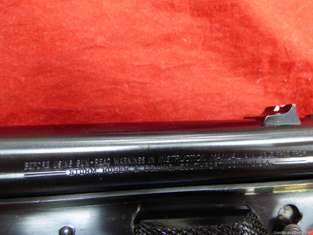 Ruger Standard Pistol Pre-Mark I 4.75" Blued 1981 - .22LR MKI Silver Eagle-img-8