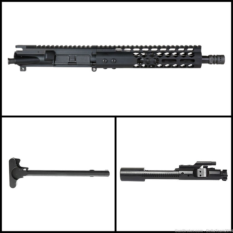 AR15 300 BLK OUT Pistol Complete Upper - Guntec M-Lok Honeycomb Handguard-img-0