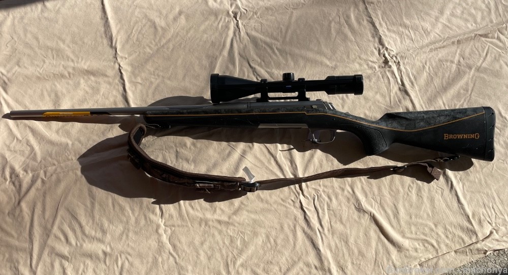 Browning X Bolt Stainless 7mm-08 Remington w/ Zeiss Scope-img-0