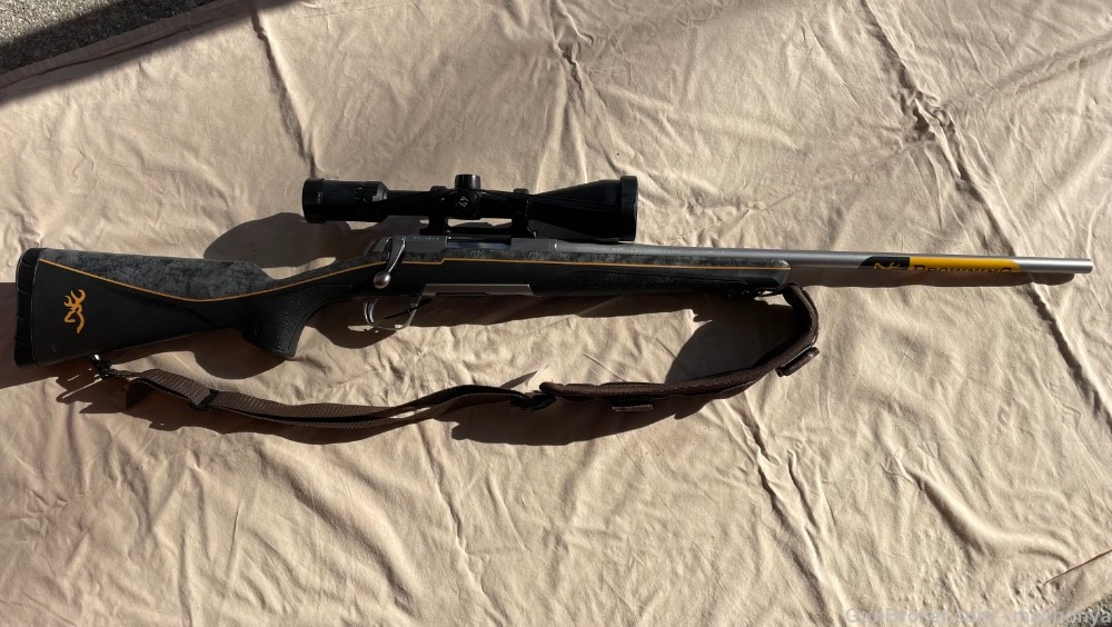 Browning X Bolt Stainless 7mm-08 Remington w/ Zeiss Scope-img-12