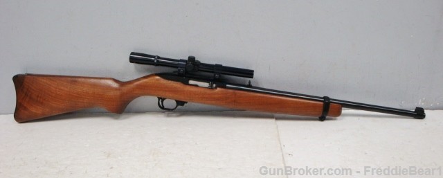Ruger 10/22 .22LR Carbine W/ Walnut Stock & Scope 1979 -img-0