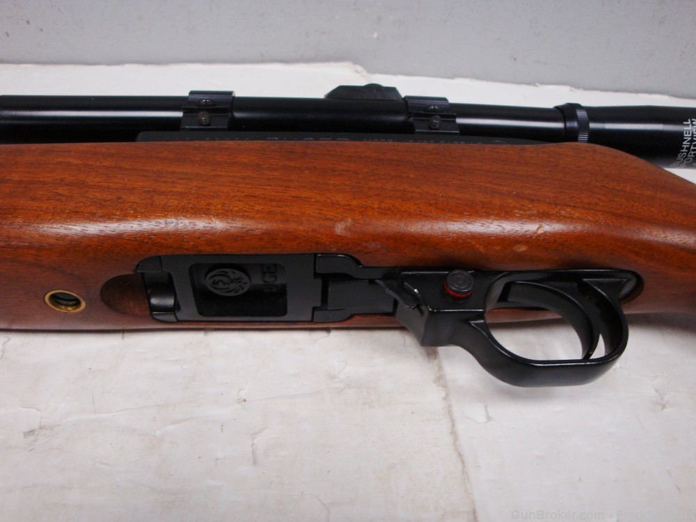Ruger 10/22 .22LR Carbine W/ Walnut Stock & Scope 1979 -img-21