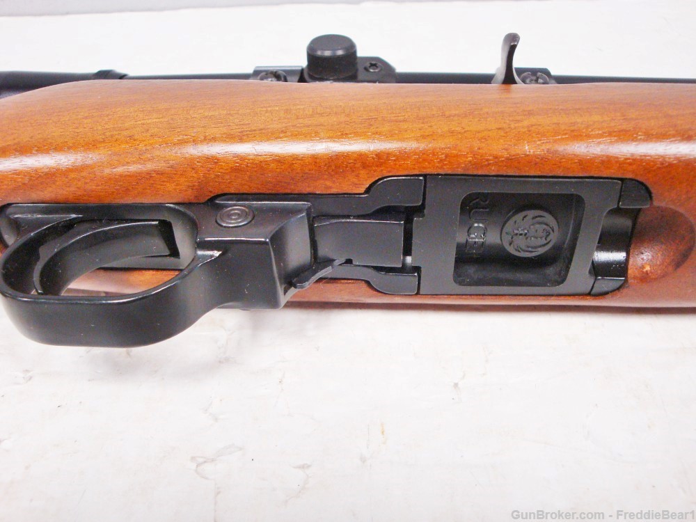 Ruger 10/22 .22LR Carbine W/ Walnut Stock & Scope 1979 -img-7