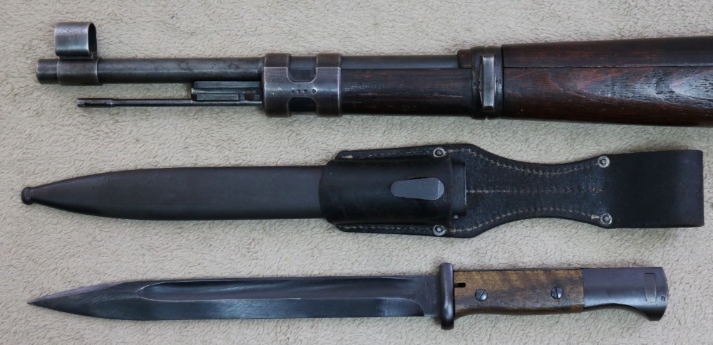 Matching Original WWII German K-98 ce 41 8mm Mauser w/ bayonet & sling-img-60