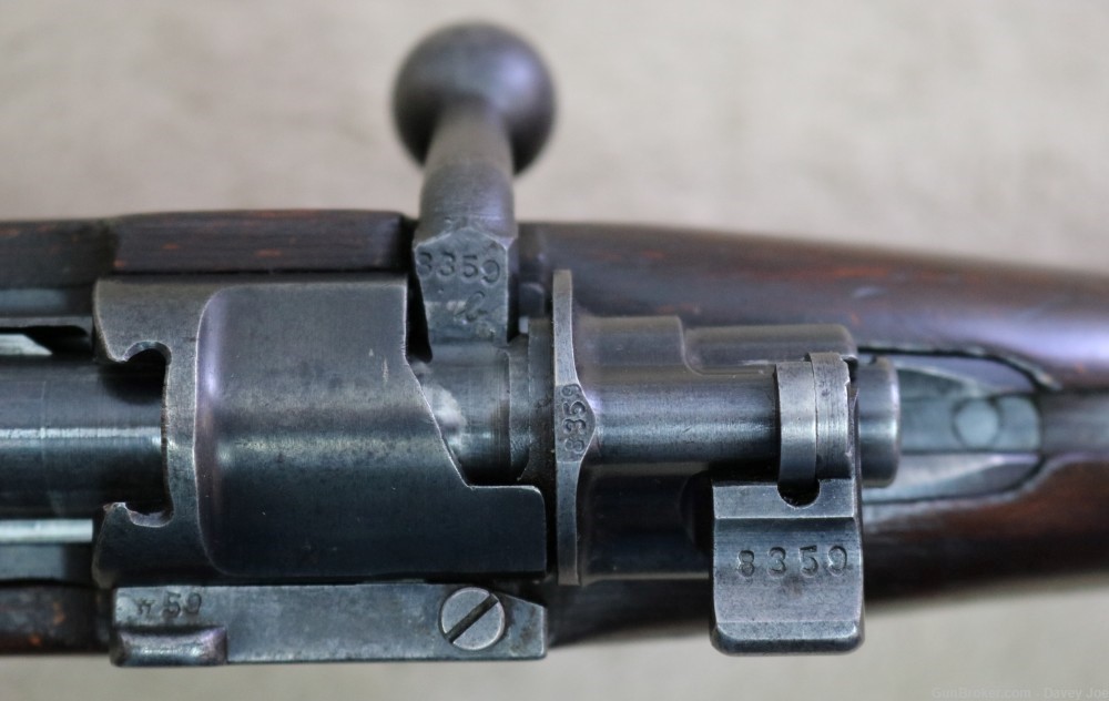 Matching Original WWII German K-98 ce 41 8mm Mauser w/ bayonet & sling-img-28