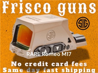 SUPER RARE ROMEO M17 SORM1700 2/32MOA RED DOT SIGHTS 