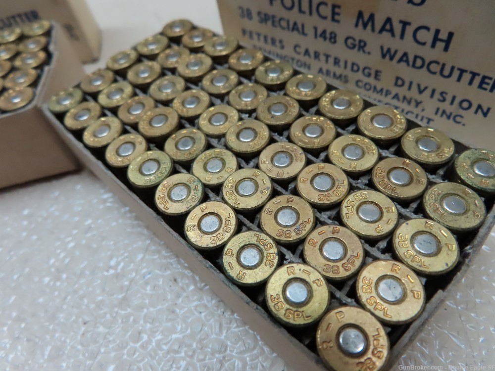 PETERS  Police Match .38 Special 148 GR. Wadcutter; 90 cartridges   -img-5