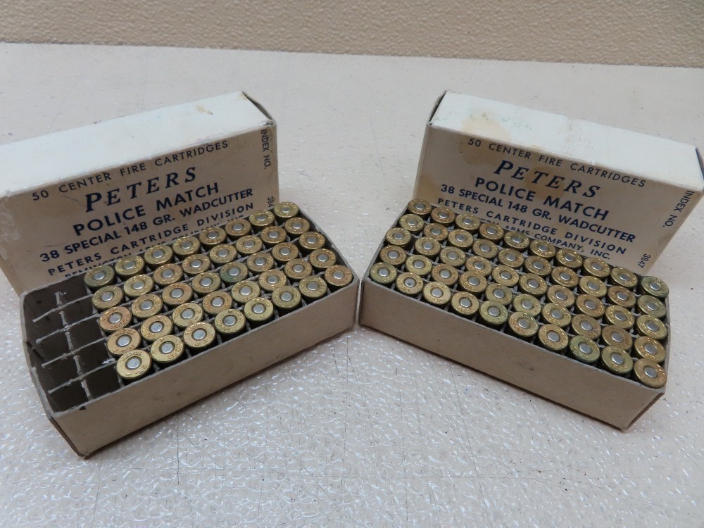 PETERS  Police Match .38 Special 148 GR. Wadcutter; 90 cartridges   -img-4