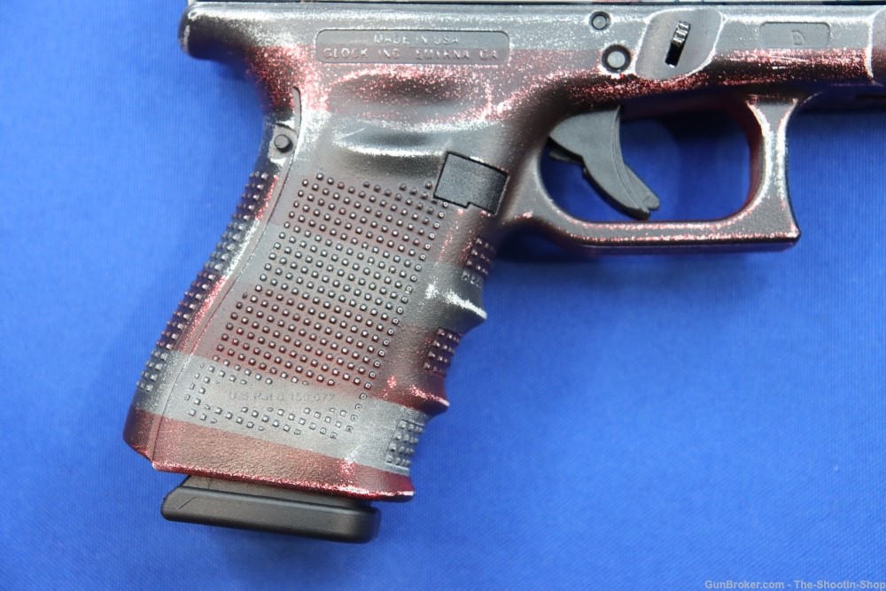Glock Model G19 GEN4 Pistol BATTLEWORN USA FLAG 9MM 4" 15RD 19 GEN 4 LNIB-img-9