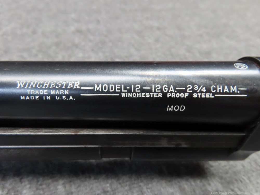 Winchester Model 12-12 Ga. Pump Shotgun Barrel-Cutts Compensator-img-1