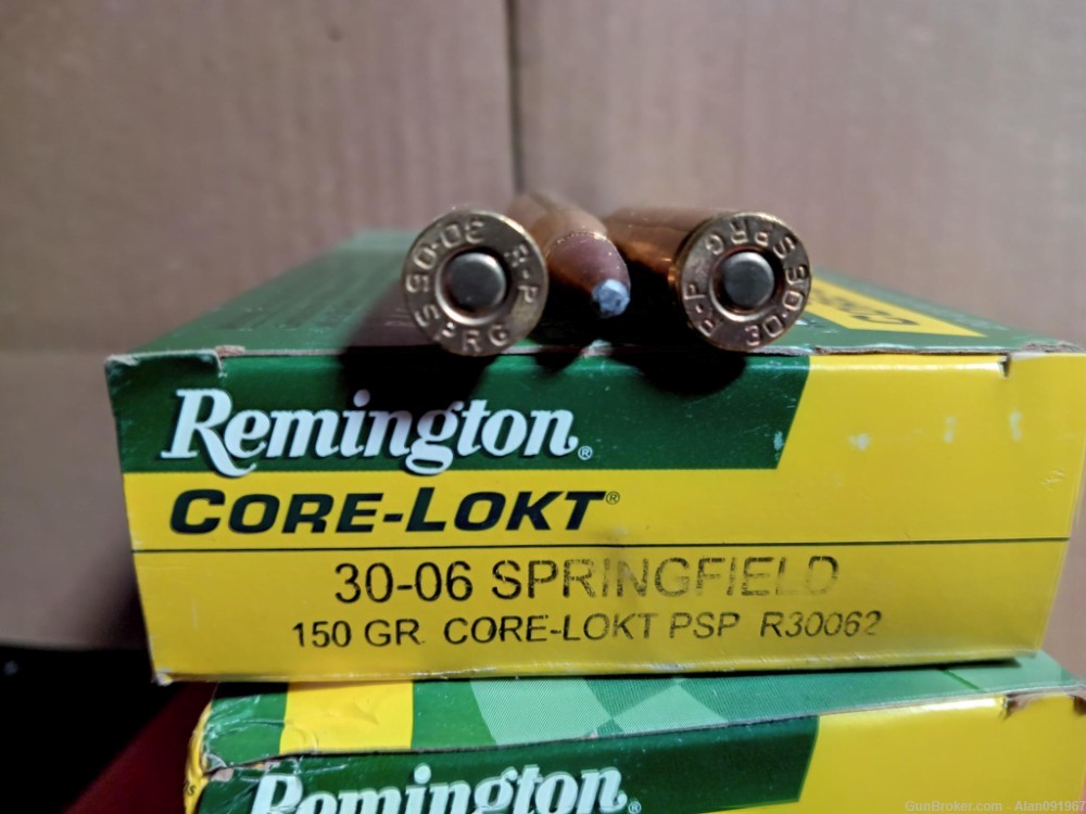 Qty 80 30.06 (30-06) 150 GR Remington Core-Lokt Ammunition-img-0
