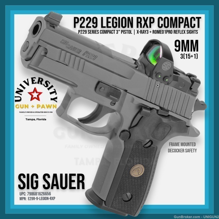 SIG SAUER P229 Legion RXP Compact ROMEO1PRO 798681626656 E29R-9-LEGION-RXP-img-0