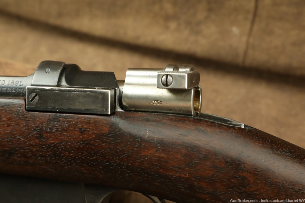 Argentine Mauser 1891 Cavalry Carbine Loewe 7.65x53 Bolt Action Antique-img-32