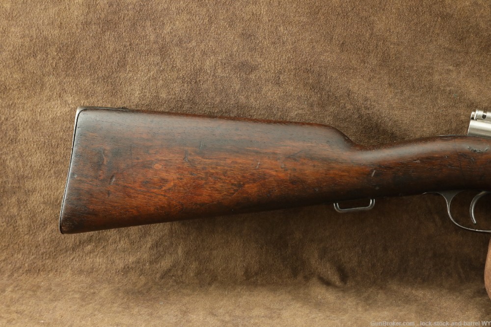 Argentine Mauser 1891 Cavalry Carbine Loewe 7.65x53 Bolt Action Antique-img-3