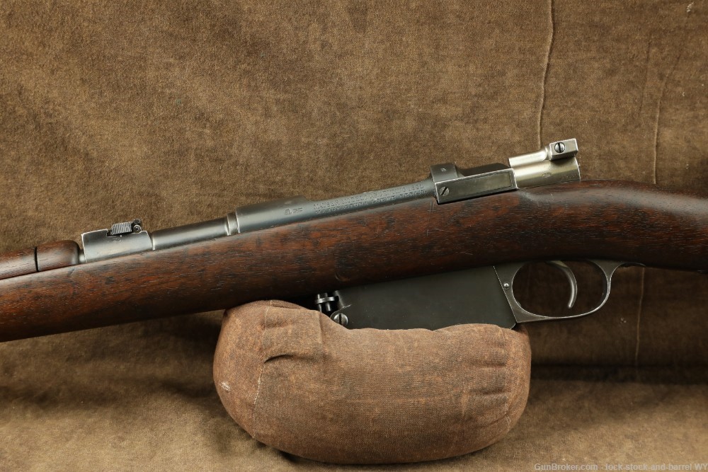 Argentine Mauser 1891 Cavalry Carbine Loewe 7.65x53 Bolt Action Antique-img-10