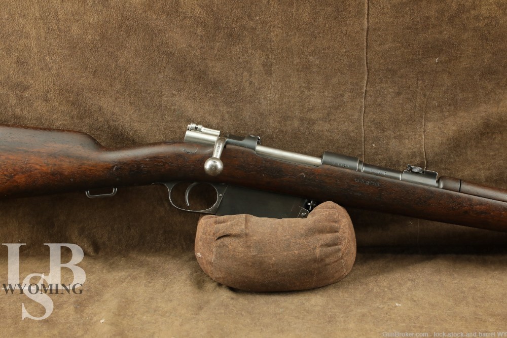 Argentine Mauser 1891 Cavalry Carbine Loewe 7.65x53 Bolt Action Antique-img-0