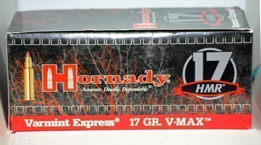17 HMR VMAX HORNADY 17HMR Polymer Tip HMR 17 17Gr V-MAX 100 RDS -img-2