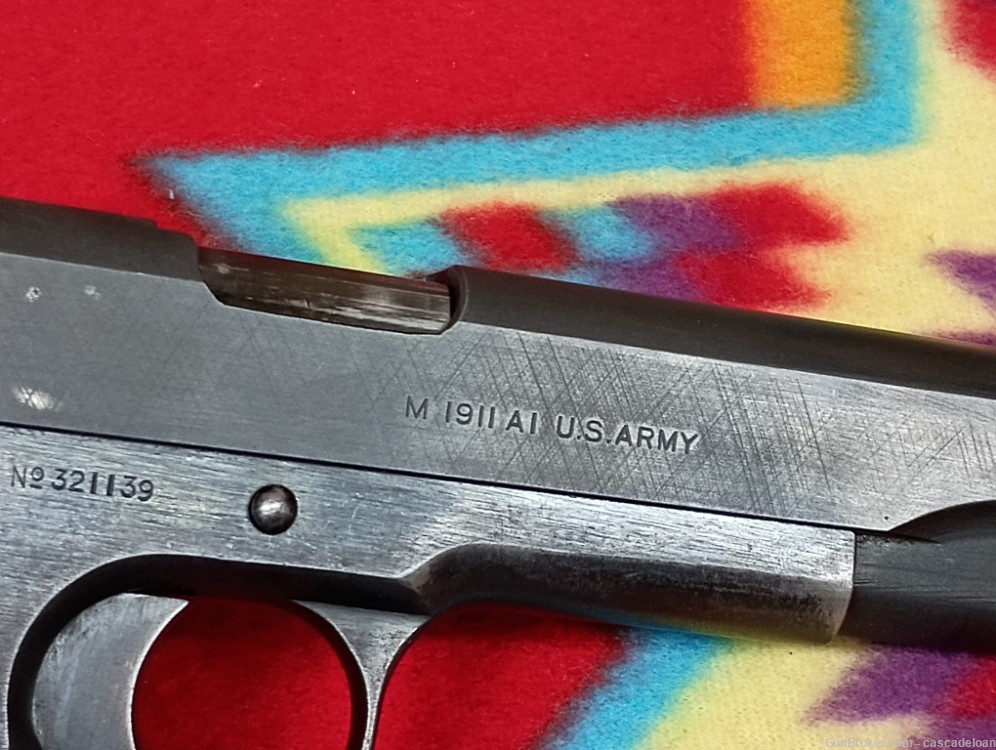 ITHICA GUN CO. 1911 A1 45 acp "UNITED STATE PROPERTY" -img-6