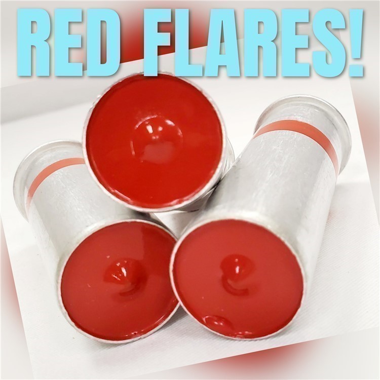 3 x 26.5mm CZECH Red flares cartridge 26.5 MM flare-img-0