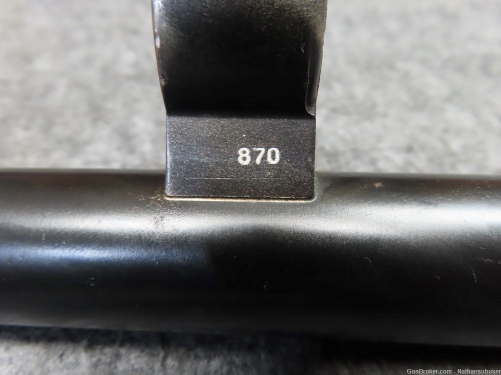 Remington Model 870 12 Ga. Shotgun Barrel - 20" - Cyl. Choke-img-7