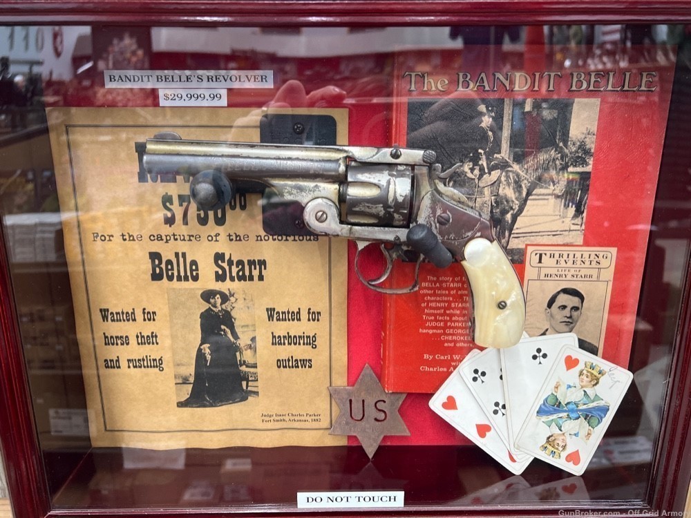 BELLE STARR’S REVOLVER W/ Provenance!  S&W .44!  THE REAL DEAL!-img-0