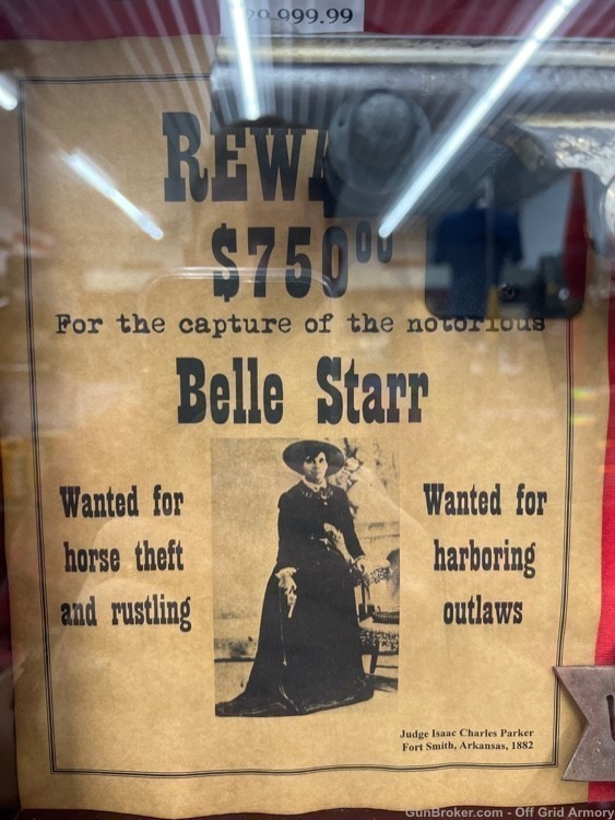 BELLE STARR’S REVOLVER W/ Provenance!  S&W .44!  THE REAL DEAL!-img-1