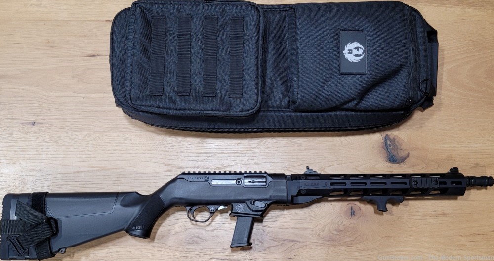 Ruger PC Carbine 9mm Luger 16" Semi Auto Rifle Black 9X19 M-LOK            -img-1