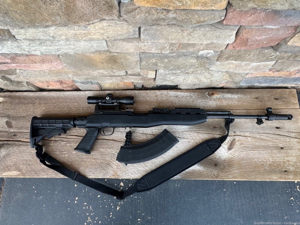 Norinco SKS 7.62x39 with Synthetic Stock and Barska Scope -img-13