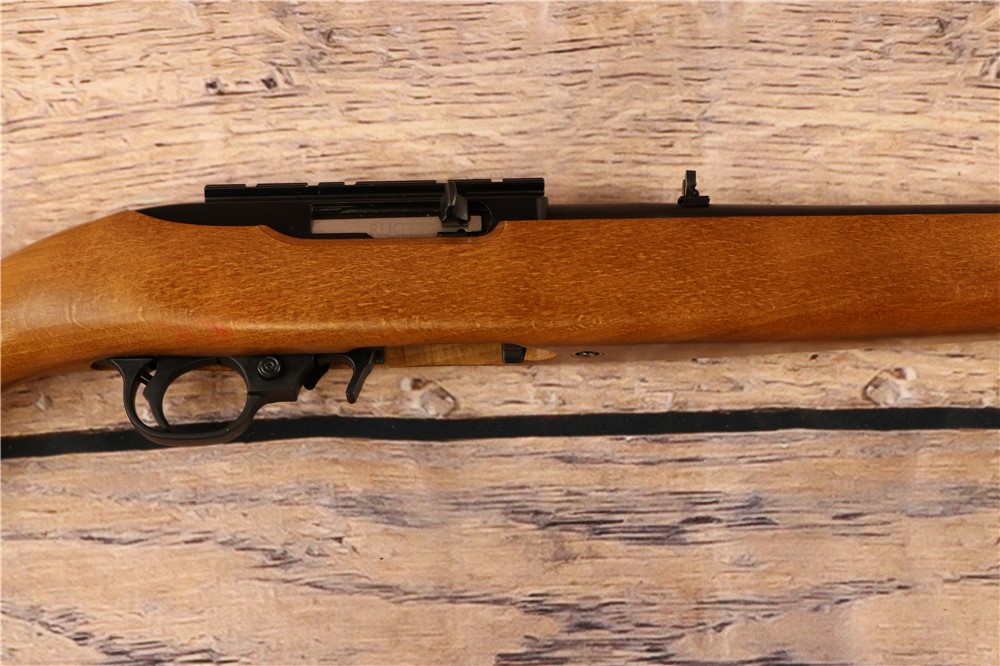 Ruger Model 10/22 .22 LR 18.5" Barrel Wood Stock Scope Mount-img-6
