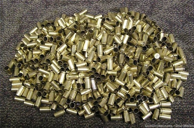 250 Pieces 40 S&W Brass, 1X Fired Cleaned-img-0