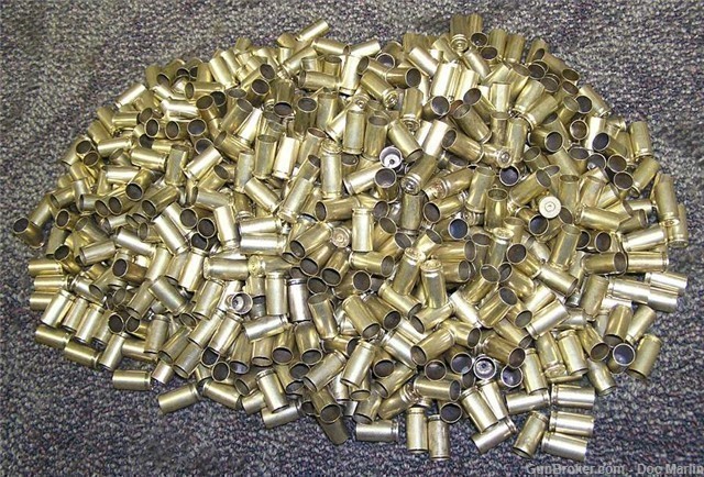250 Pieces 40 S&W Brass, 1X Fired Cleaned-img-2