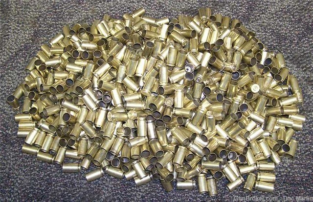250 Pieces 40 S&W Brass, 1X Fired Cleaned-img-1