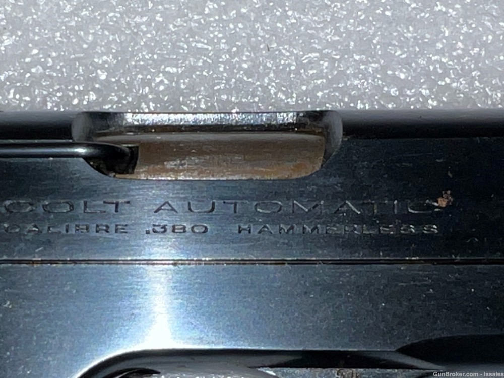 Fine Colt M1908 Hammerless .380 from 1926 Blued w/Original Grips  C&R-img-1