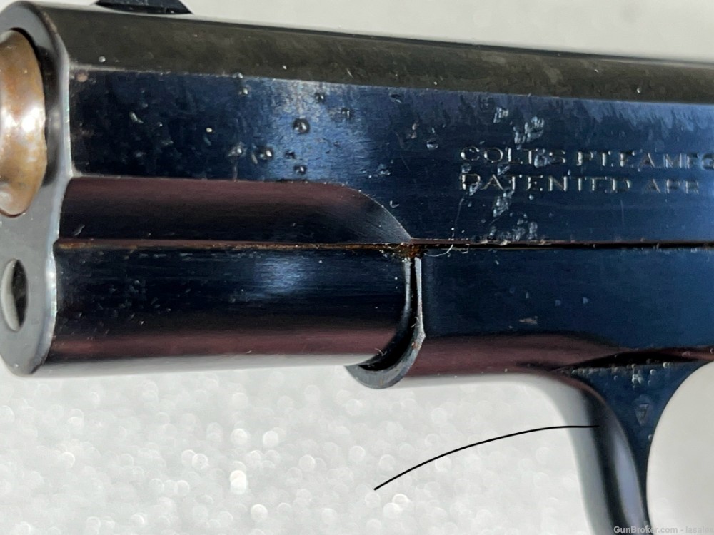 Fine Colt M1908 Hammerless .380 from 1926 Blued w/Original Grips  C&R-img-9