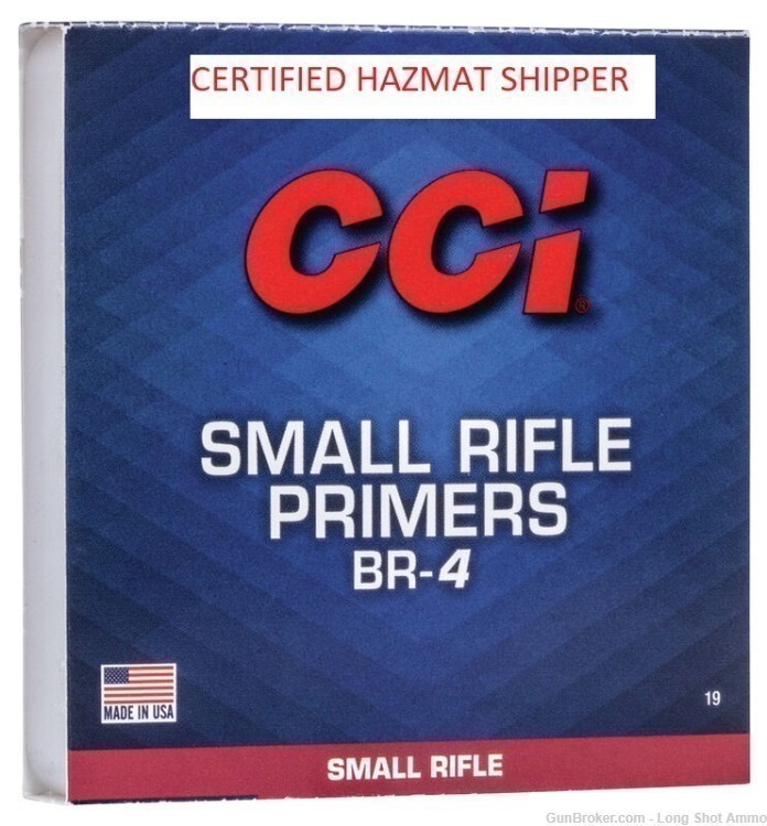 1000 CCI BR4 Primers BR-4 Small Rifle Benchrest SALE! CCI 400-img-0