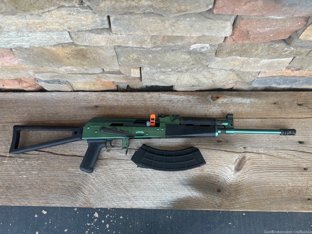 Custom Cerakote Century Arms VSKA Trooper 7.62x39 AK in “Mako” Guncandy-img-1