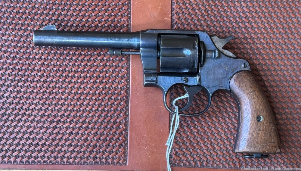 Colt 1917 45 acp US Property revolver -img-1